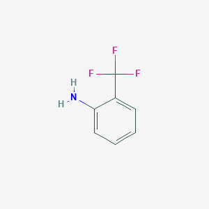 molecular formula C7H6F3N B126271 2-(Trifluoromethyl)aniline CAS No. 88-17-5