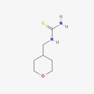 molecular formula C7H14N2OS B12627287 Oxan-4-ylmethylthiourea 