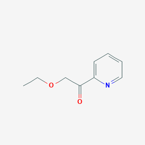 B126273 2-(Ethoxyacetyl)pyridine CAS No. 143359-17-5