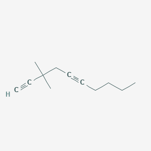 molecular formula C12H18 B12627325 3,3-Dimethyldeca-1,5-diyne CAS No. 917762-98-2