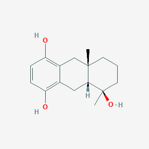 molecular formula C16H22O3 B1262737 Cordiaquinol J 