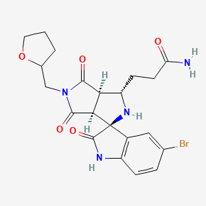 molecular formula C21H23BrN4O5 B12627418 C21H23BrN4O5 