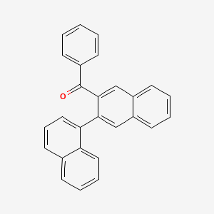 molecular formula C27H18O B12627454 ([1,2'-Binaphthalen]-3'-yl)(phenyl)methanone CAS No. 917980-48-4