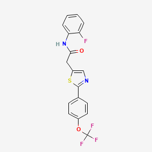 molecular formula C18H12F4N2O2S B12627540 C18H12F4N2O2S 