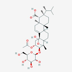 molecular formula C38H60O12 B1262757 Enfumafungin 