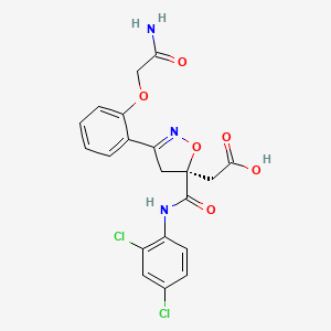 molecular formula C20H17Cl2N3O6 B12627620 C20H17Cl2N3O6 