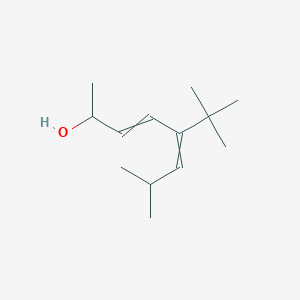 molecular formula C13H24O B12627680 5-Tert-butyl-7-methylocta-3,5-dien-2-ol CAS No. 919516-32-8