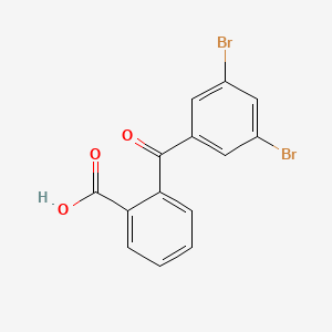 molecular formula C14H8Br2O3 B12627695 2-(3,5-Dibromobenzoyl)benzoic acid CAS No. 917776-94-4