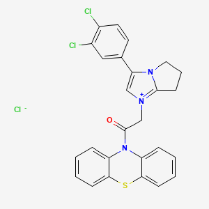 molecular formula C26H20Cl3N3OS B12627748 C26H20Cl3N3OS 