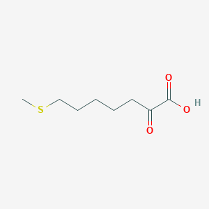 molecular formula C8H14O3S B1262781 2-Oxo-7-methylthioheptanoic acid 