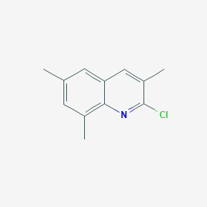 molecular formula C12H12ClN B12627818 2-Chloro-3,6,8-trimethylquinoline CAS No. 948290-53-7