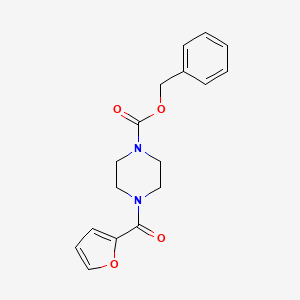 molecular formula C17H18N2O4 B12627850 Benzyl 4-(furan-2-carbonyl)piperazine-1-carboxylate CAS No. 918479-83-1