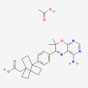 molecular formula C26H32N4O5 B12627917 DGAT-1 inhibitor 2 (acetate) 