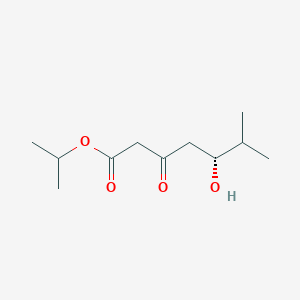 molecular formula C11H20O4 B12627958 Propan-2-yl (5R)-5-hydroxy-6-methyl-3-oxoheptanoate CAS No. 918442-16-7