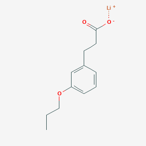 molecular formula C12H15LiO3 B12627968 C12H15LiO3 