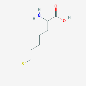 molecular formula C8H17NO2S B1262797 Trihomomethionine 