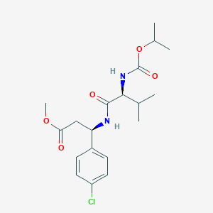 molecular formula C19H27ClN2O5 B1262803 L-(R)-valifenalate 