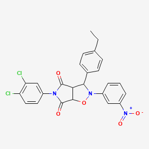 molecular formula C25H19Cl2N3O5 B12628054 C25H19Cl2N3O5 
