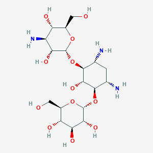 molecular formula C18H35N3O12 B1262809 kanamycin X 
