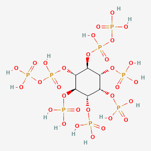 molecular formula C6H20O30P8 B1262815 Bisdiphosphoinositol tetrakisphosphate CAS No. 208107-61-3