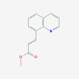 molecular formula C13H11NO2 B12628208 Methyl 3-(quinolin-8-yl)prop-2-enoate CAS No. 920491-94-7