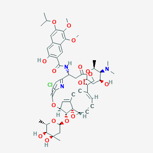 molecular formula C53H60ClN3O16 B126283 Kedarcidin chromophore CAS No. 143591-04-2