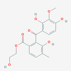 molecular formula C18H18O8 B1262830 Morintrifolin B 