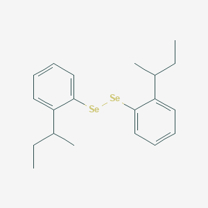 molecular formula C20H26Se2 B12628313 Bis[2-(butan-2-yl)phenyl]diselane CAS No. 919081-14-4