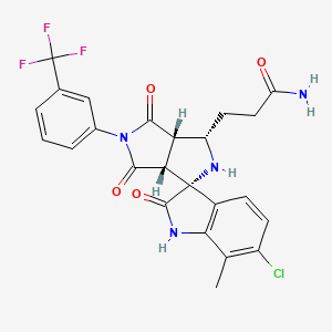 molecular formula C24H20ClF3N4O4 B12628349 C24H20ClF3N4O4 