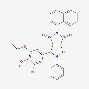 molecular formula C29H23BrN2O5 B12628474 C29H23BrN2O5 