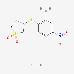 molecular formula C10H13ClN2O4S2 B12628495 C10H13ClN2O4S2 