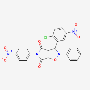 molecular formula C23H15ClN4O7 B12628504 C23H15ClN4O7 