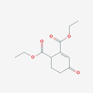 molecular formula C12H16O5 B12628537 Diethyl 4-oxocyclohex-2-ene-1,2-dicarboxylate CAS No. 920515-46-4