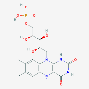molecular formula C17H22N4O9P B1262854 Flavin mononucleotide semiquinone radical 