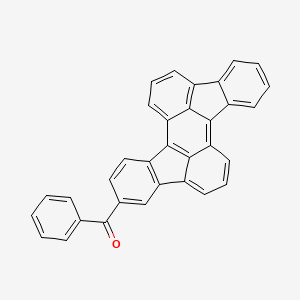 molecular formula C33H18O B12628548 Phenyl(rubicen-5-YL)methanone CAS No. 922184-90-5