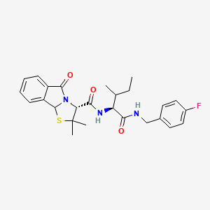 molecular formula C26H30FN3O3S B12628596 C26H30FN3O3S 