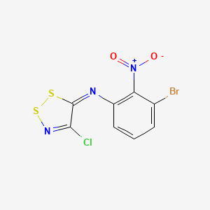 N-(3-bromo-2-nitrophenyl)-4-chloro-5-dithiazolimine