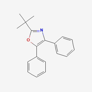 molecular formula C19H19NO B12628606 2-tert-Butyl-4,5-diphenyl-1,3-oxazole CAS No. 917988-91-1