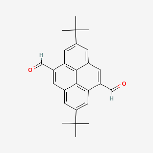 molecular formula C26H26O2 B12628699 2,7-DI-Tert-butylpyrene-4,9-dicarbaldehyde CAS No. 918531-49-4