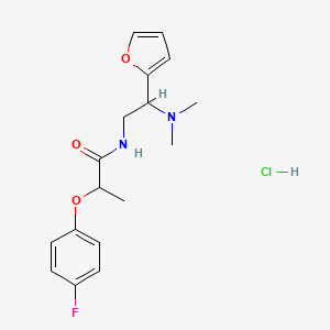 molecular formula C17H22ClFN2O3 B12628715 C17H22ClFN2O3 