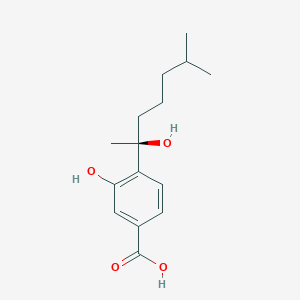 B1262874 (+)-(7S)-sydonic acid CAS No. 1137089-32-7