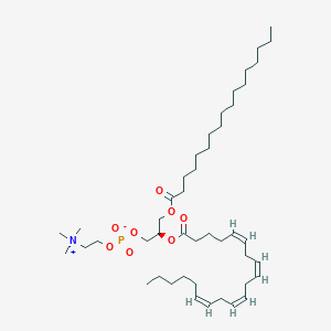 1-heptadecanoyl-2-(5Z,8Z,11Z,14Z-eicosatetraenoyl)-sn-glycero-3-phosphocholine
