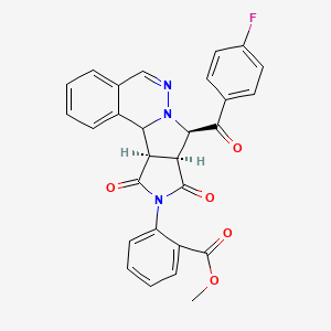 molecular formula C28H20FN3O5 B12628791 C28H20FN3O5 