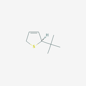molecular formula C8H14S B12628818 (2S)-2-tert-butyl-2,5-dihydrothiophene CAS No. 920750-09-0