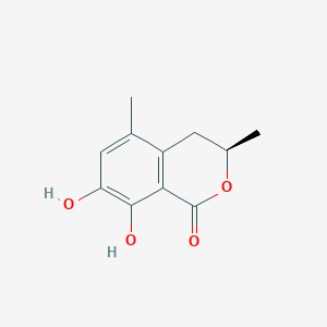 (3R)-3,5-Dimethyl-7,8-dihydroxy-3,4-dihydro-1H-2-benzopyran-1-one
