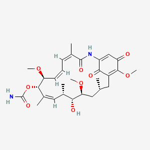 molecular formula C29H40N2O9 B1262890 4,5-Dihydrogeldanamycin 