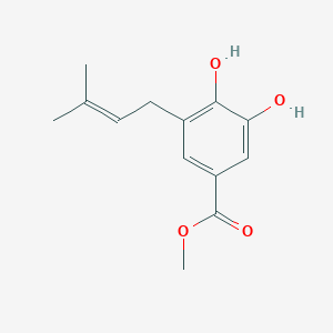 Methyl 3,4-dihydroxy-5-(3'-methyl-2'-butenyl)benzoate