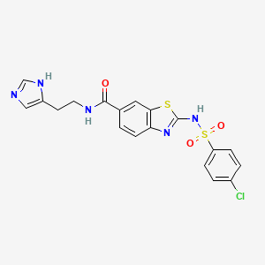 molecular formula C19H16ClN5O3S2 B12628973 C19H16ClN5O3S2 
