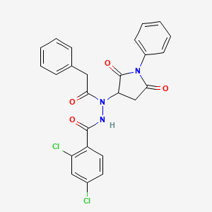 molecular formula C25H19Cl2N3O4 B12629128 C25H19Cl2N3O4 