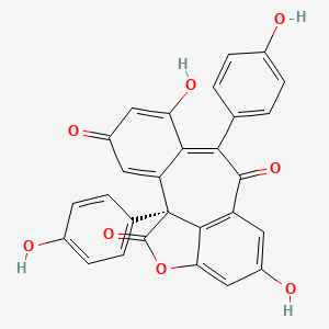 molecular formula C28H16O8 B1262913 Hopeahainol A 